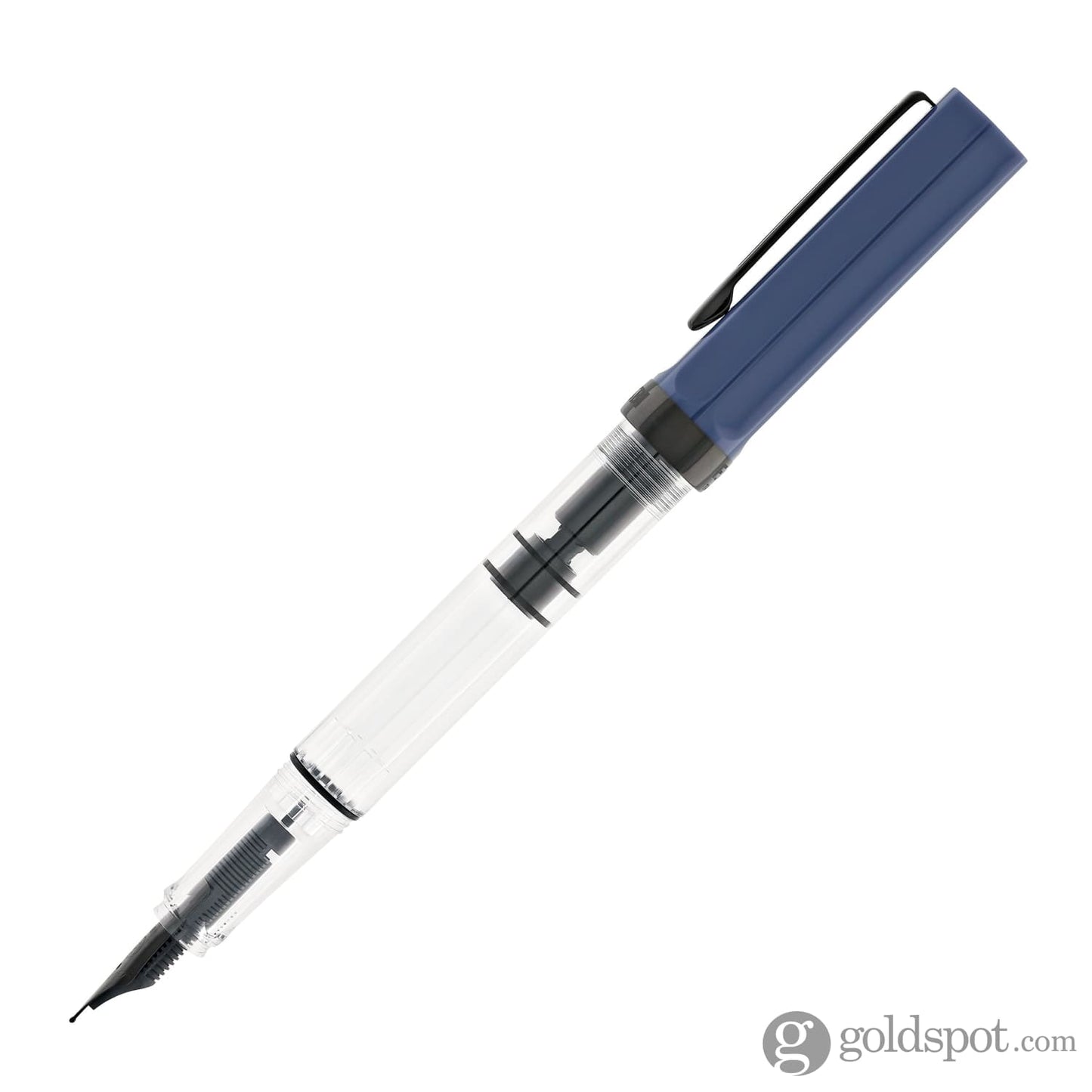 TWSBI Eco Fountain Pen in Slate Blue with Onyx Trim Fountain Pen
