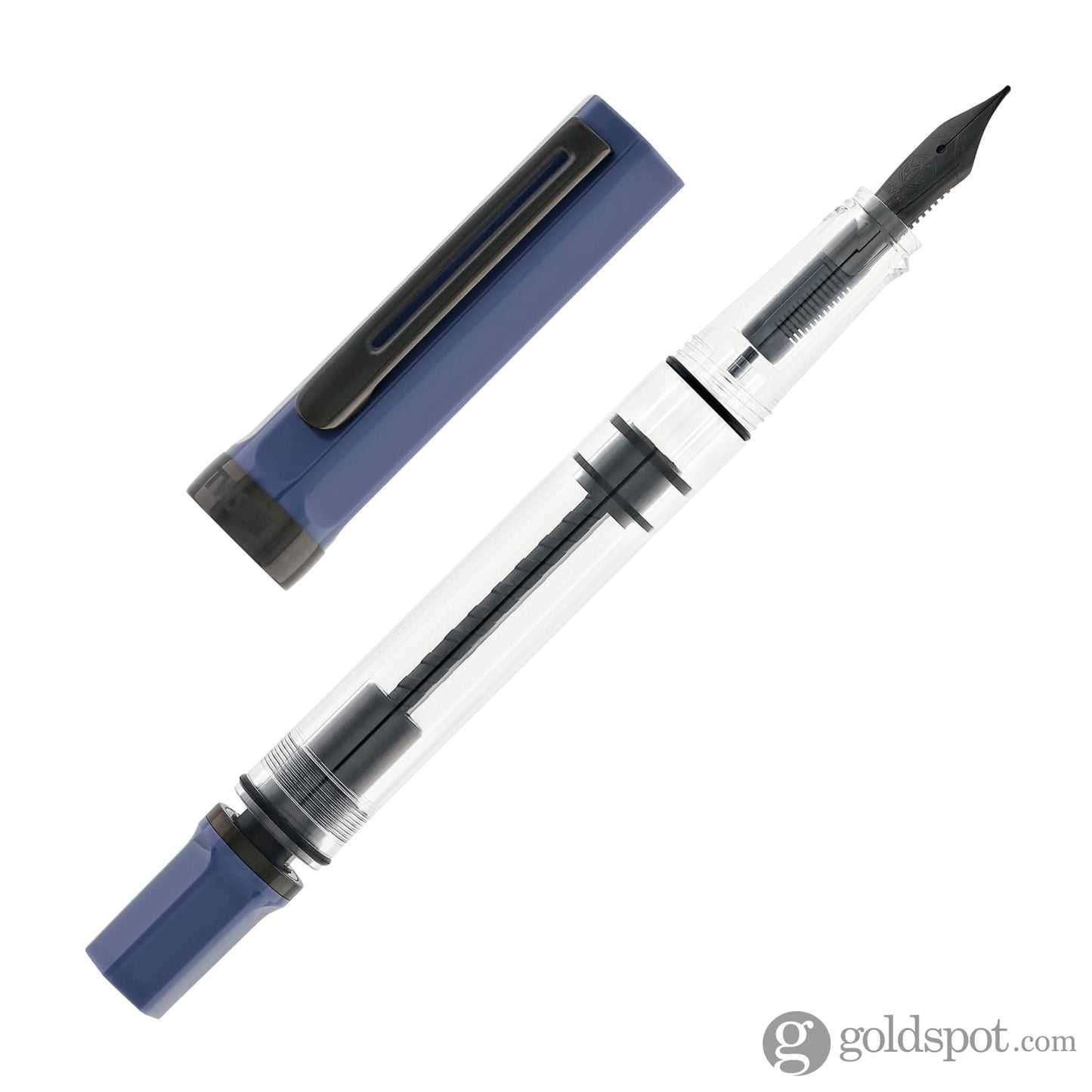 TWSBI Eco Fountain Pen in Slate Blue with Onyx Trim Fountain Pen