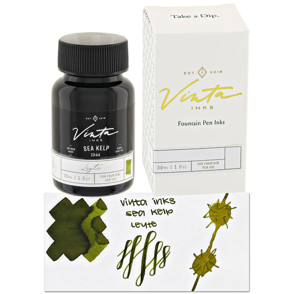 Vinta Inks 1.0 Bottled Ink in Sea Kelp [Leyte 1944] - 30mL Bottled Ink