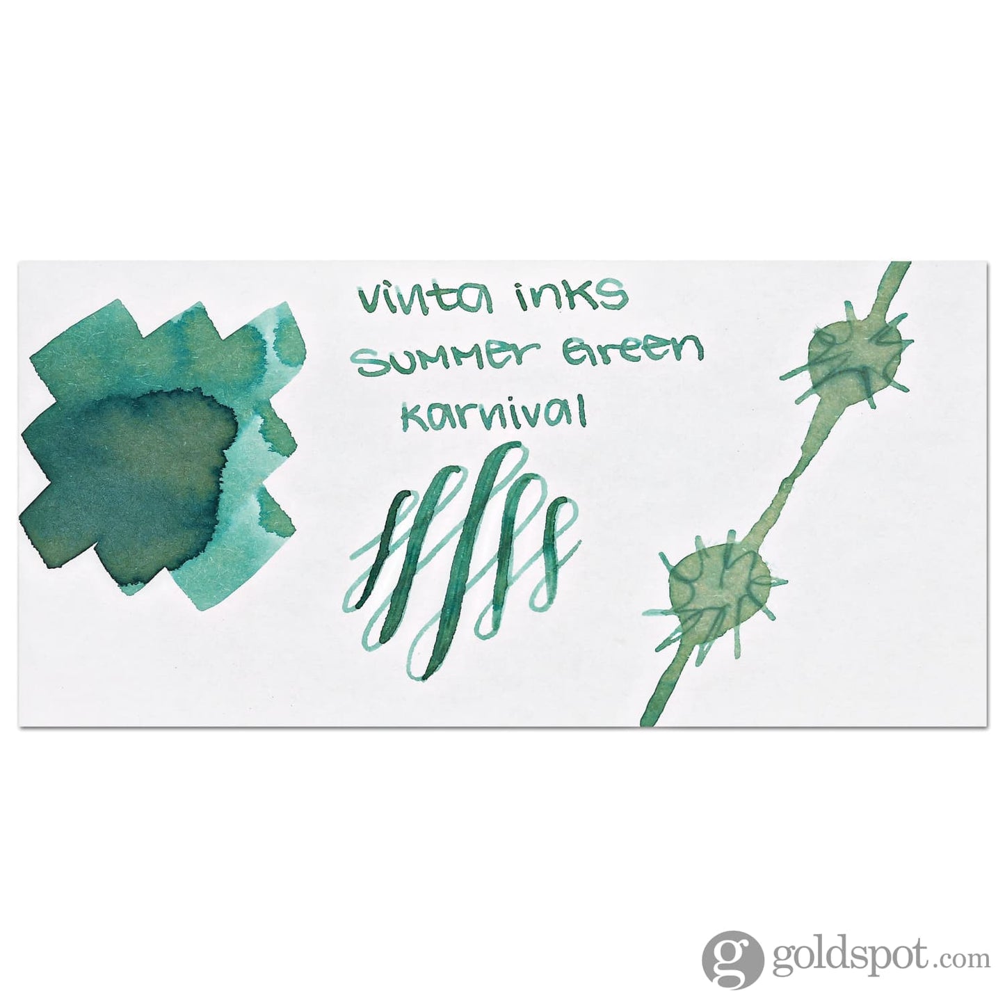 Vinta Inks 2.0 Bottled Ink in Summer Green [Carnival 1908] - 30mL Bottled Ink