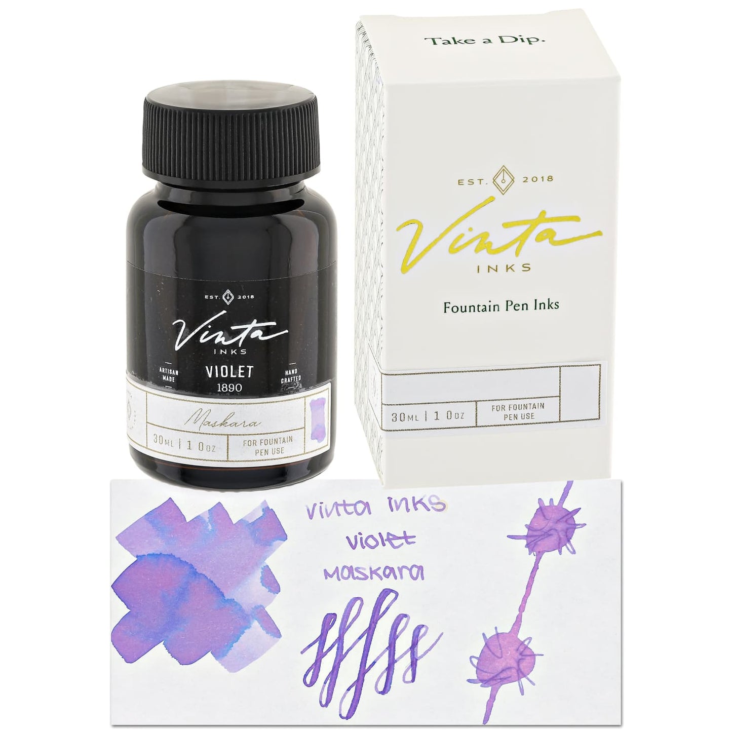Vinta Inks 2.0 Bottled Ink in Violet [Maskara 1890] - 30mL Bottled Ink