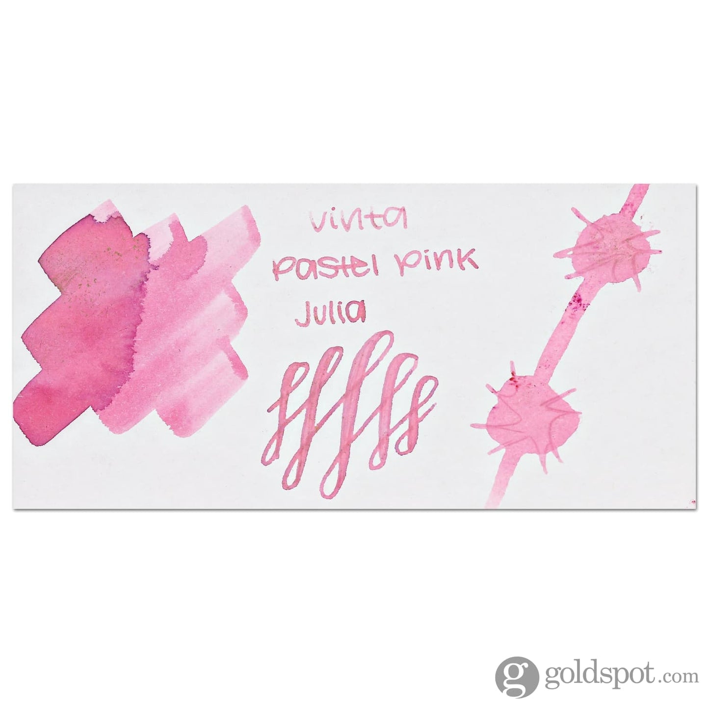 Vinta Inks 2.0 Shimmer Bottled Ink in Pastel Pink [Julio 1991] - 30mL Bottled Ink