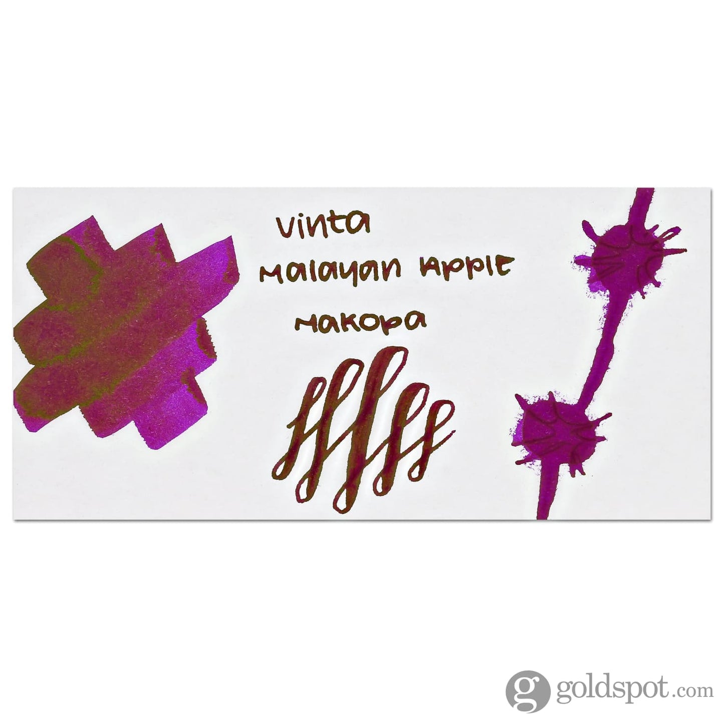 Vinta Inks 3.0 Bottled Ink in Malayan Apple [Makopa 1938] - 30mL Bottled Ink