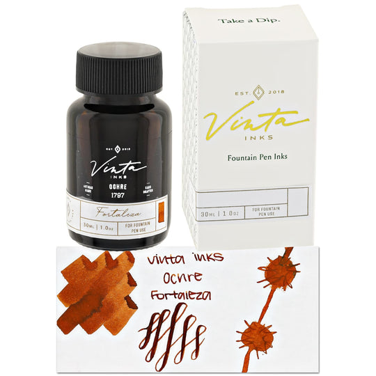 Vinta Inks 3.0 Bottled Ink in Ochre [Fortaleza 1797] - 30mL