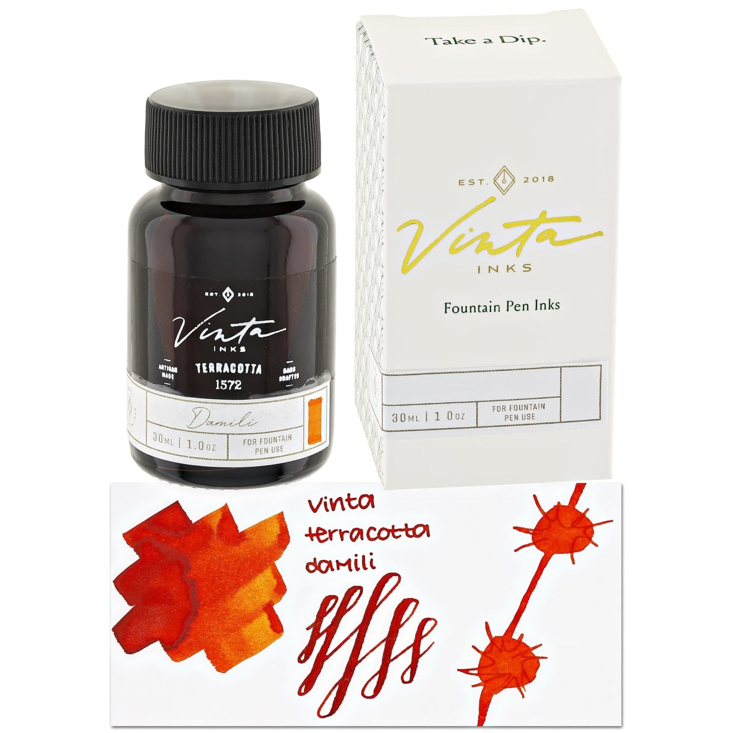 Vinta Inks 3.0 Bottled Ink in Terracotta [Damili 1572] - 30mL Bottled Ink