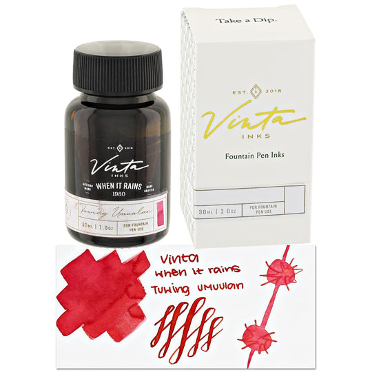 Vinta Inks Hello Rain Collection Bottled Ink in When It Rains [Tuwing Umuulan 1980] - 30mL