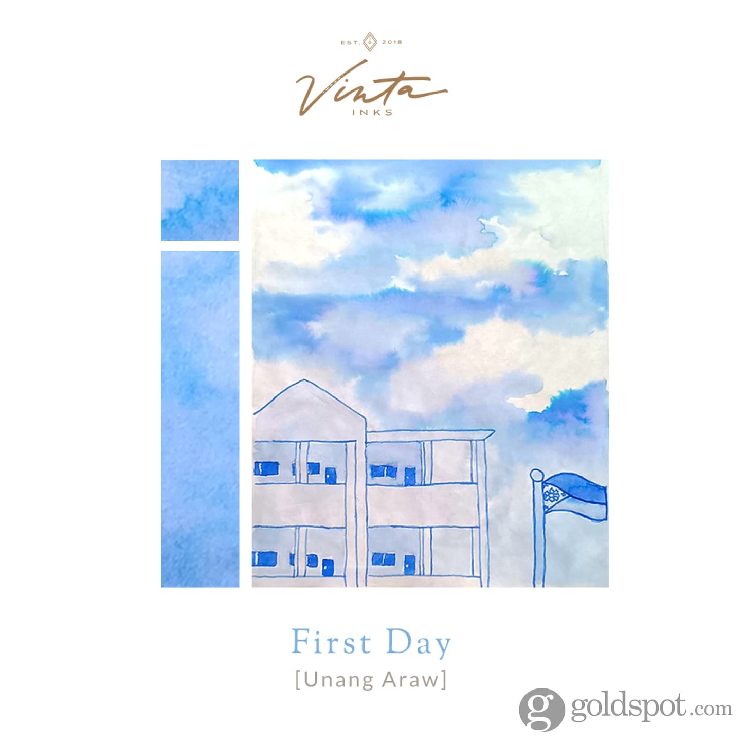 Vinta Inks Homeroom Collection Bottled Ink in First Day[Unang Araw] - 30mL Bottled Ink