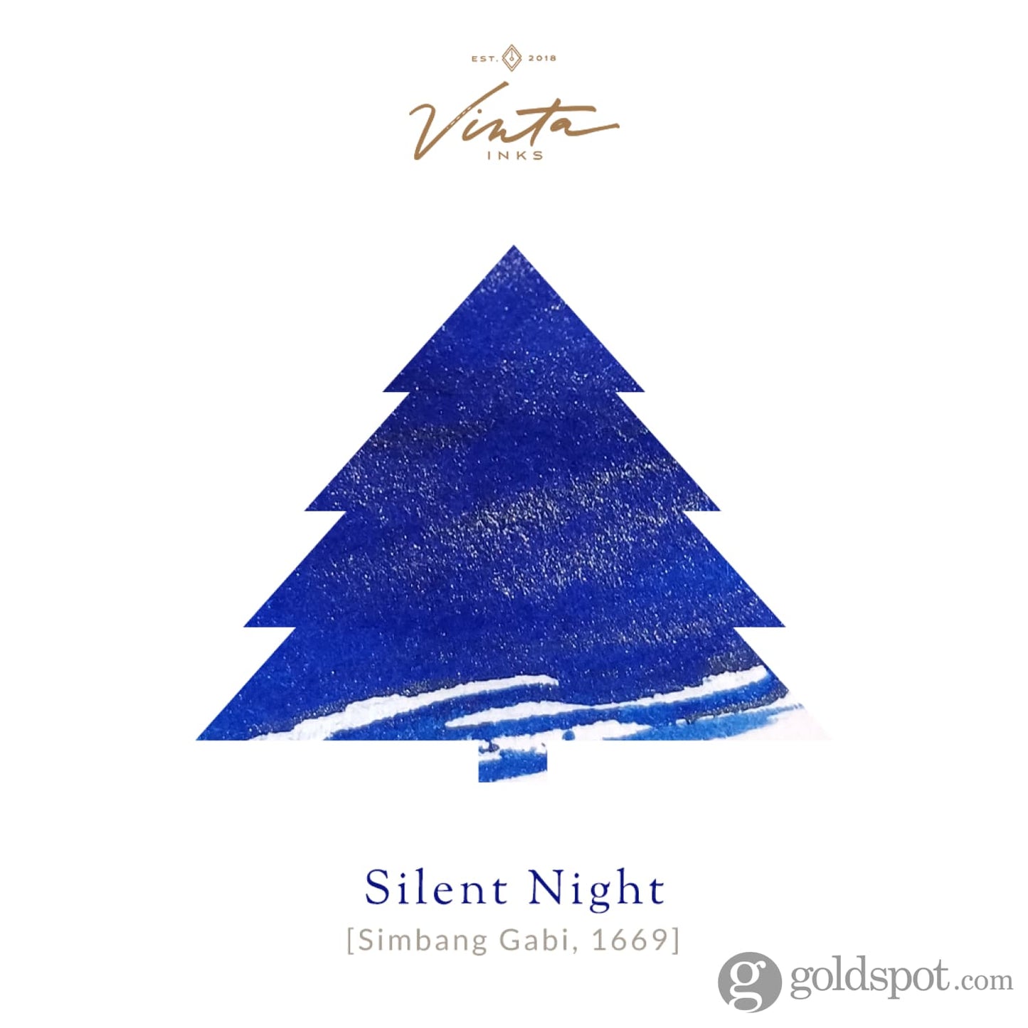 Vinta Inks Seasonal Collection Bottled Ink in Silent Night [Simbang Gabi 1669] - 30mL Bottled Ink