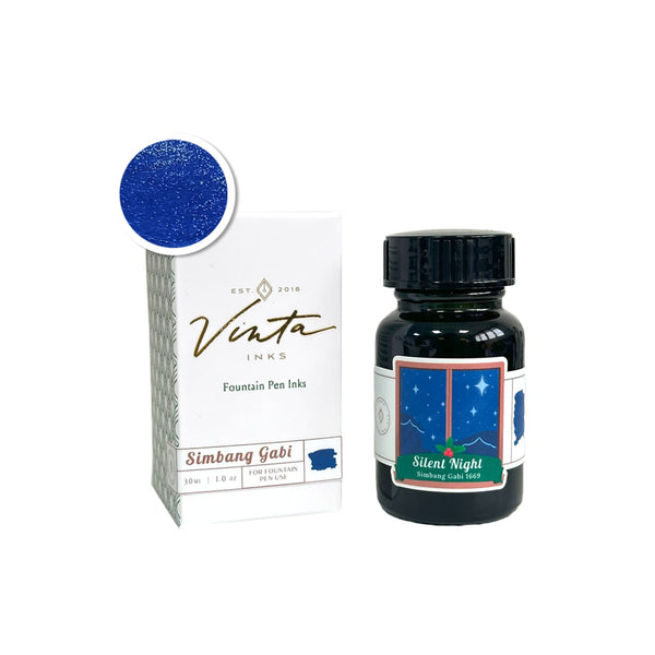 Vinta Inks Seasonal Collection Bottled Ink in Silent Night [Simbang Gabi 1669] - 30mL Bottled Ink