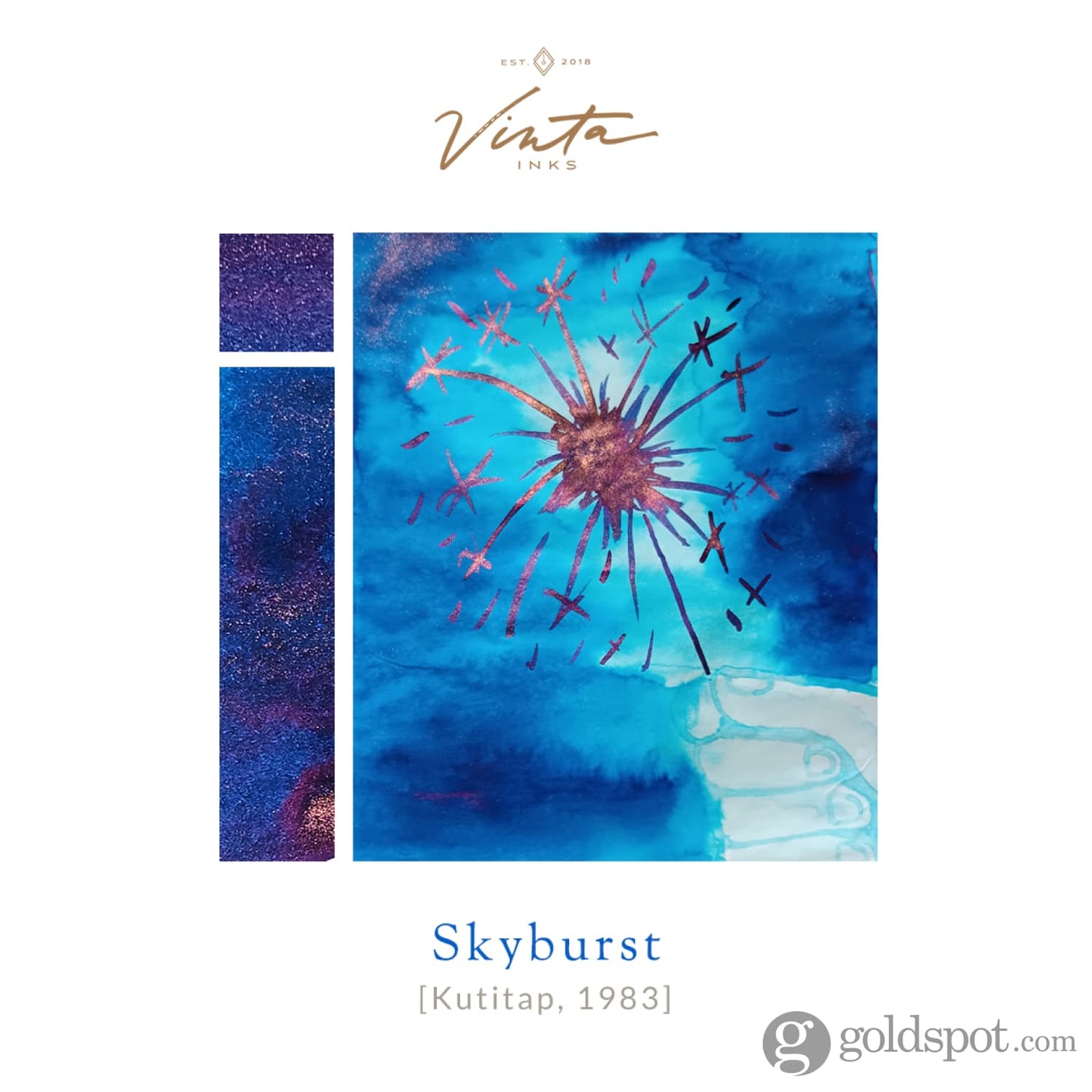 Vinta Inks Seasonal Collection Bottled Ink in Skyburst [Kutitap 1983] - 30mL Bottled Ink