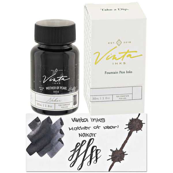 Vinta Inks Special Edition Shimmer Bottled Ink in Mother of Pearl [Nakar 1934] - 30mL Bottled Ink