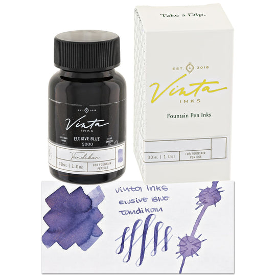 Vinta Inks The Awareness Project Bottled Ink in Elusive Blue [Tandikan 2000] - 30mL