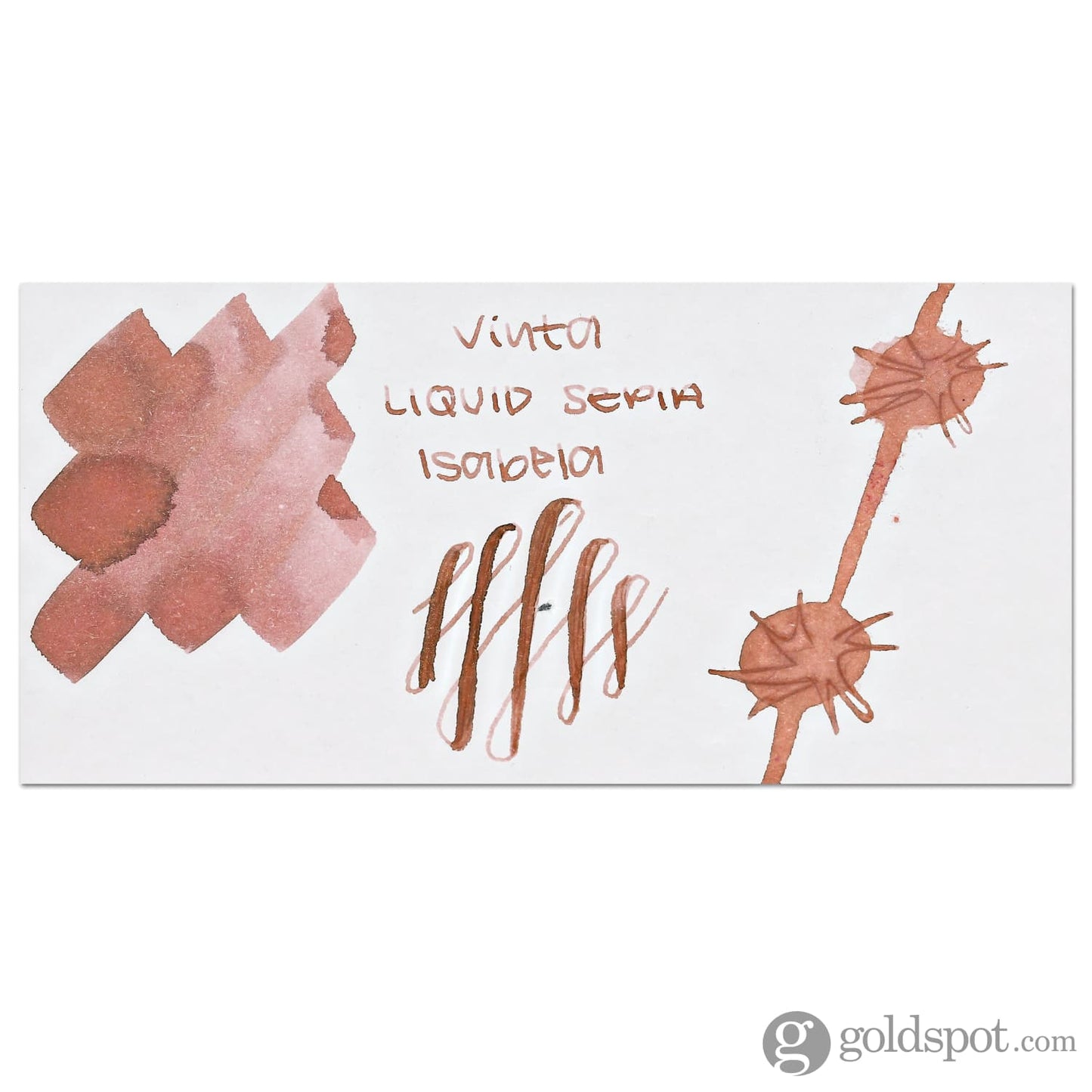 Vinta Inks The Awareness Project Bottled Ink in Liquid Sepia [Isabela 1999] - 30mL Bottled Ink