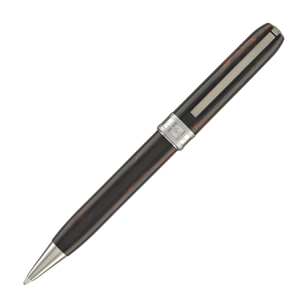 Visconti Comedia Ballpoint Pen in Inferno with Ruthenium Trim Ballpoint Pens