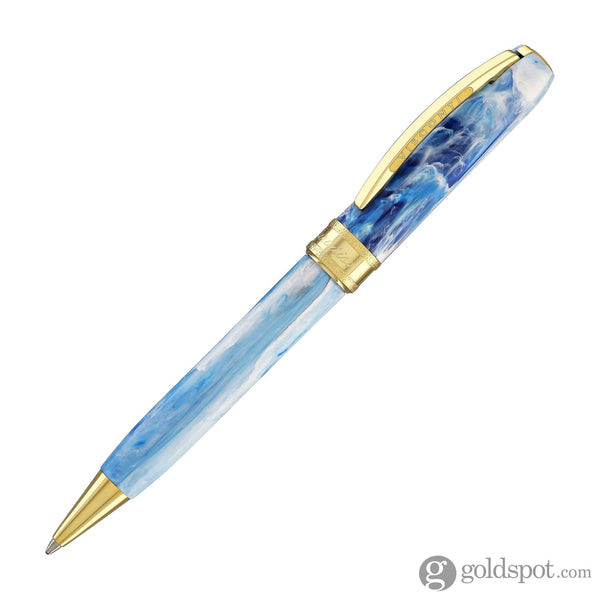 Visconti Comedia Ballpoint Pen in Paradiso with Yellow Gold Trim Ballpoint Pens