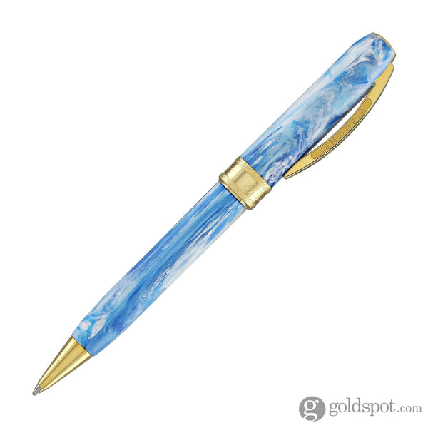 Visconti Comedia Ballpoint Pen in Paradiso with Yellow Gold Trim Ballpoint Pens