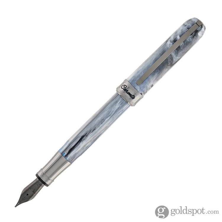 Visconti Comedia Fountain Pen in Caronte with Ruthenium Trim Fountain Pen