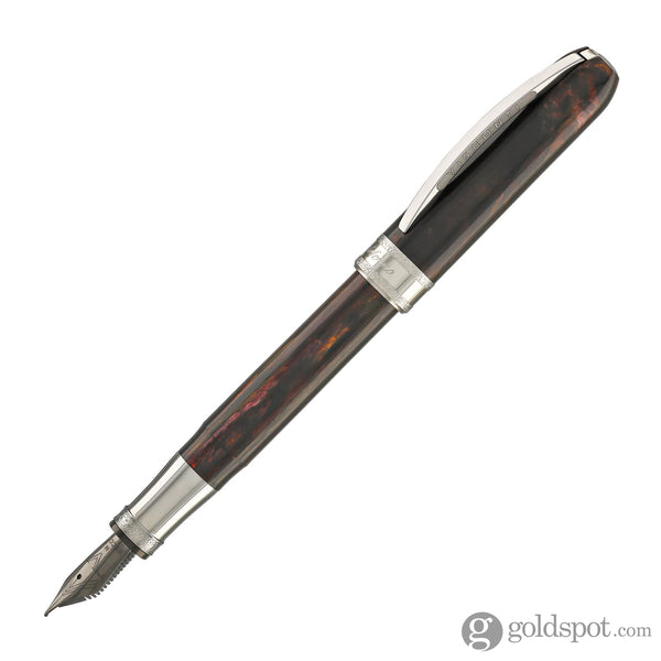 Visconti Comedia Fountain Pen in Inferno with Ruthenium Trim Fountain Pen