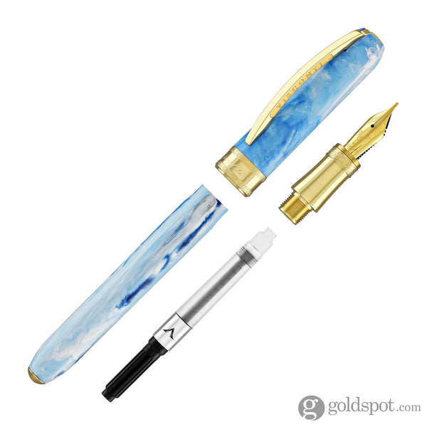 Visconti Comedia Fountain Pen in Paradiso with Yellow Gold Trim Fountain Pen