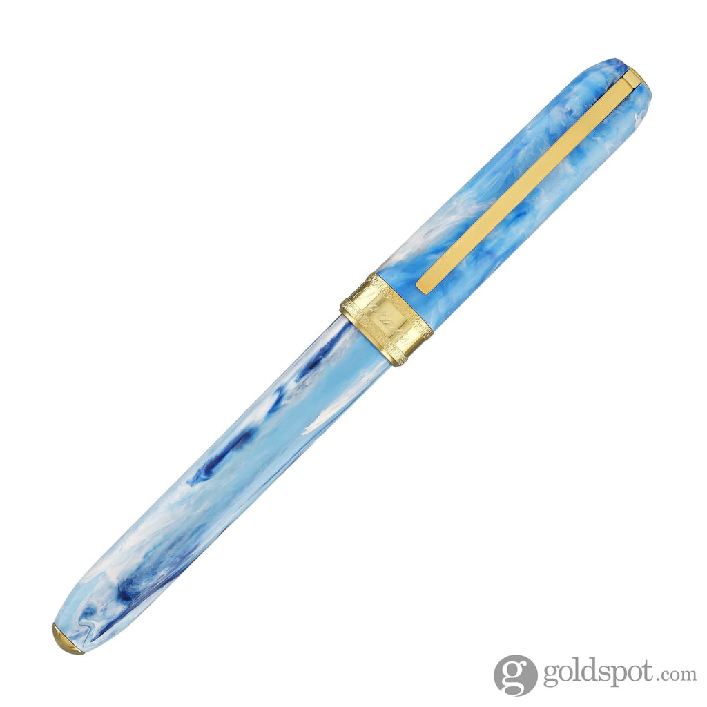 Visconti Comedia Fountain Pen in Paradiso with Yellow Gold Trim ...