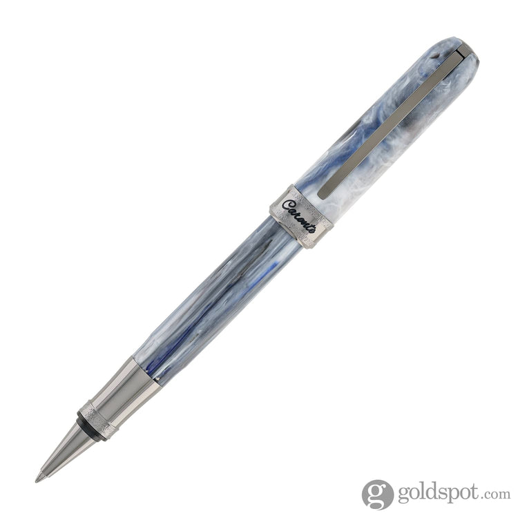 Visconti Comedia Rollerball Pen in Caronte with Ruthenium Trim Rollerball Pen