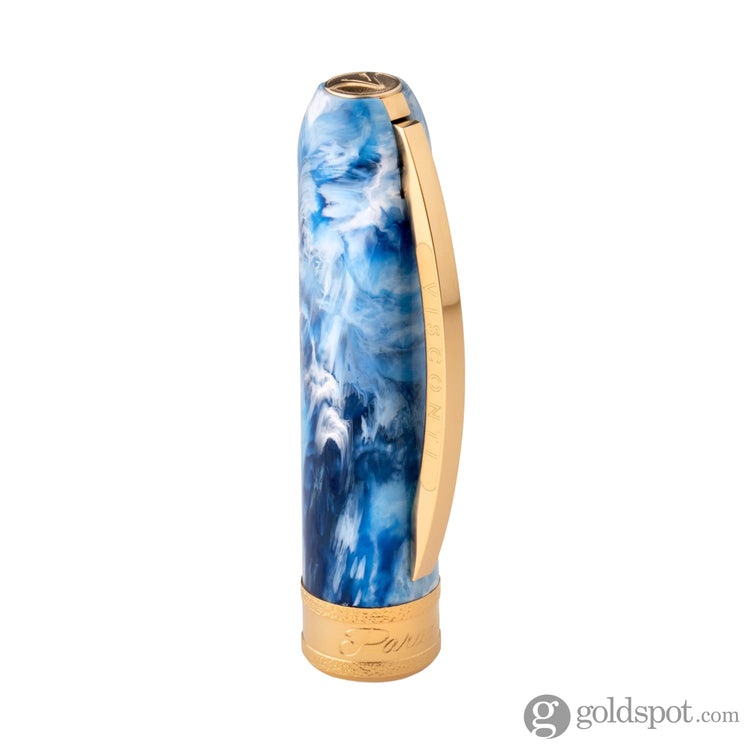 Visconti Comedia Rollerball Pen in Paradiso with Yellow Gold Trim Rollerball Pen