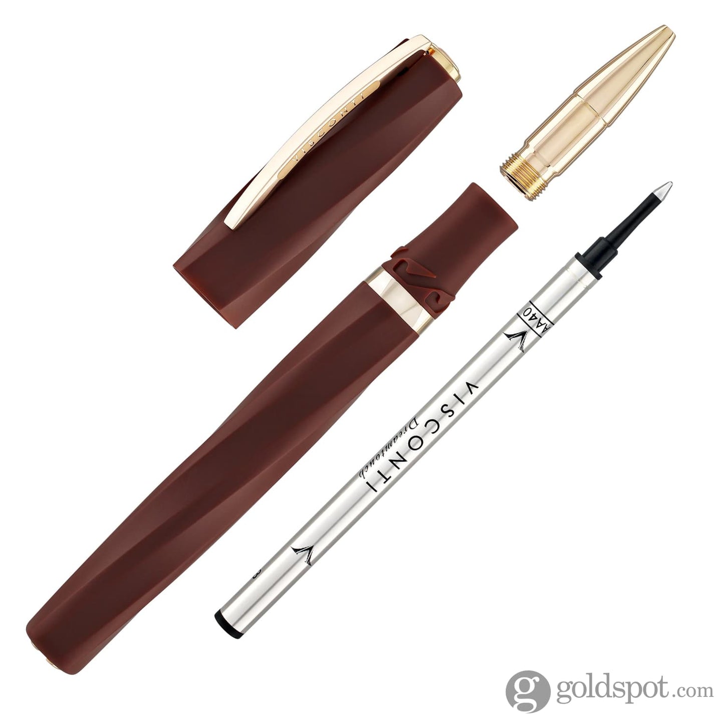 Visconti Divinia Rollerball Pen in Matte Bordeaux Rollerball Pen