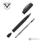 Visconti Homo Sapiens Dark Age Oversize Rollerball Pen in Black