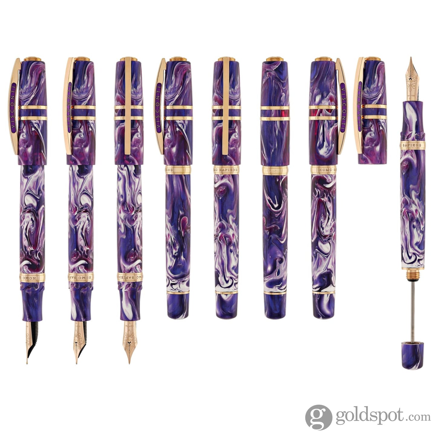 Visconti Homo Sapiens Earth Origins Fountain Pen in Aether Fountain Pen
