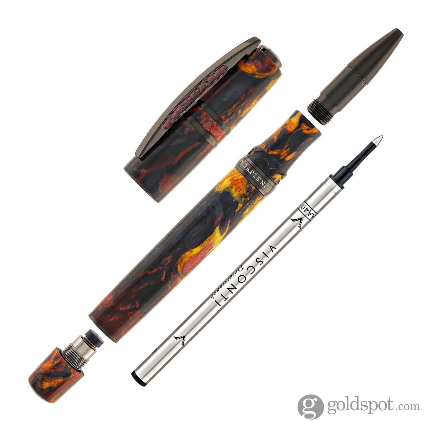 Visconti Homo Sapiens Earth Origins Rollerball Pen in Fire Rollerball Pen