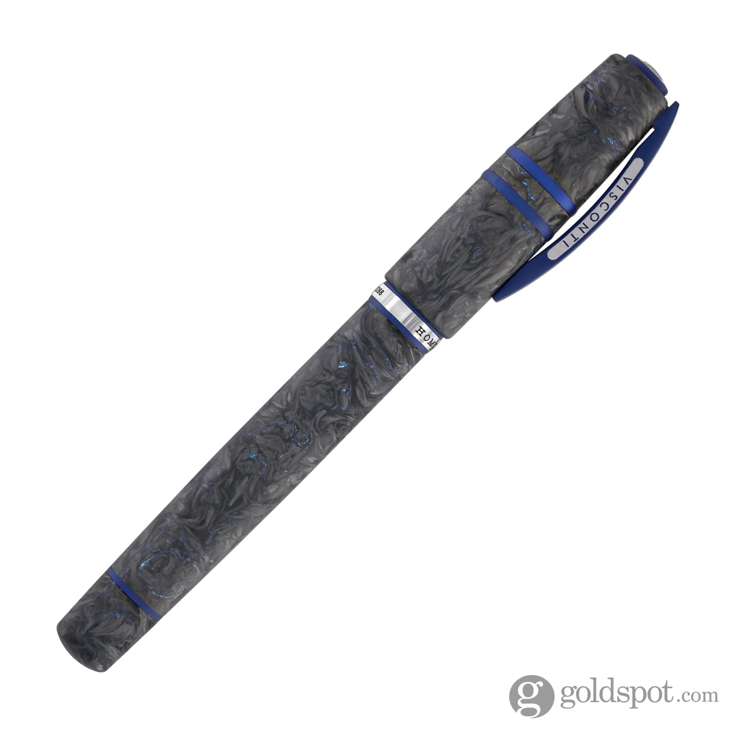 Visconti Homo Sapiens Fountain Pen in Carbon Abyssus - Goldspot Pens
