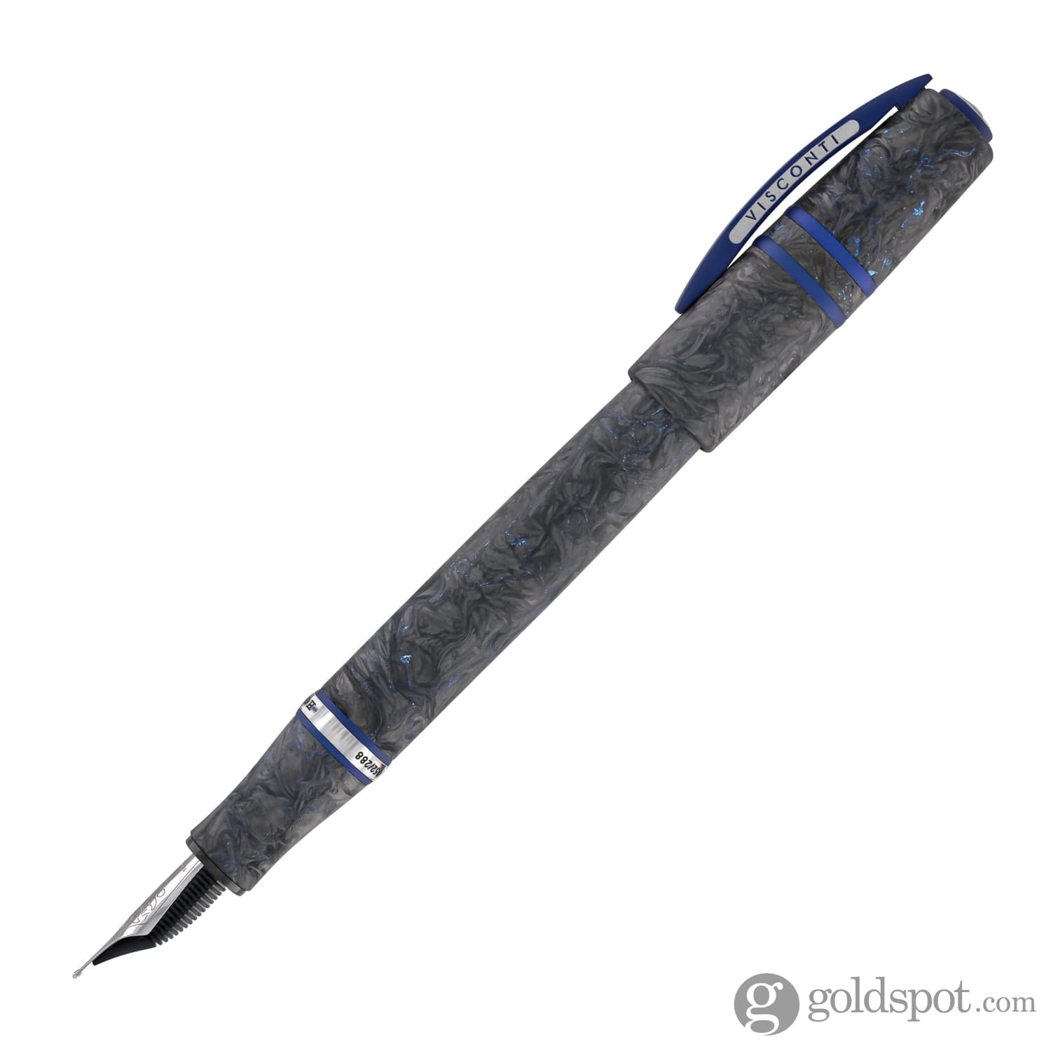 Visconti Homo Sapiens Fountain Pen in Carbon Abyssus - Goldspot Pens