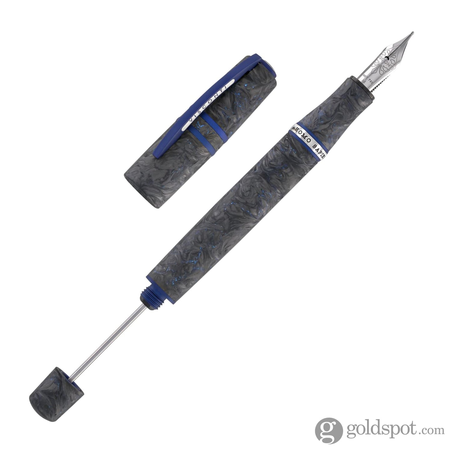 Visconti Homo Sapiens Fountain Pen in Carbon Abyssus Fountain Pen