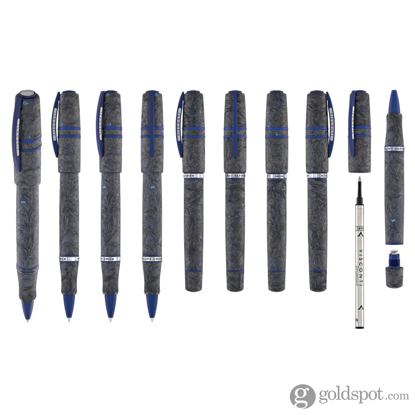 Visconti Homo Sapiens Rollerball Pen in Carbon Abyssus Rollerball Pen