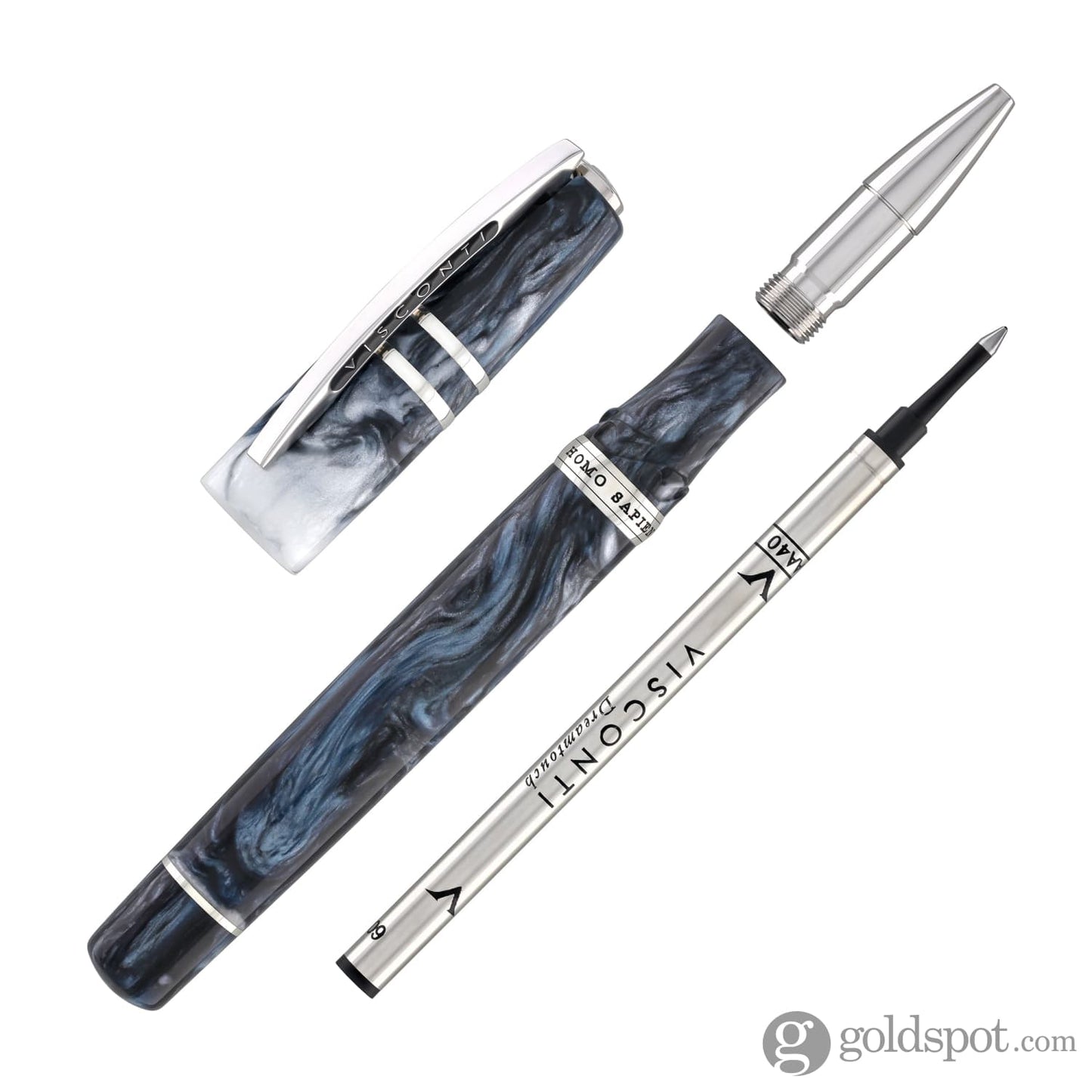 Visconti Homo Sapiens Rollerball Pen in Dark Sapphire Rollerball Pen