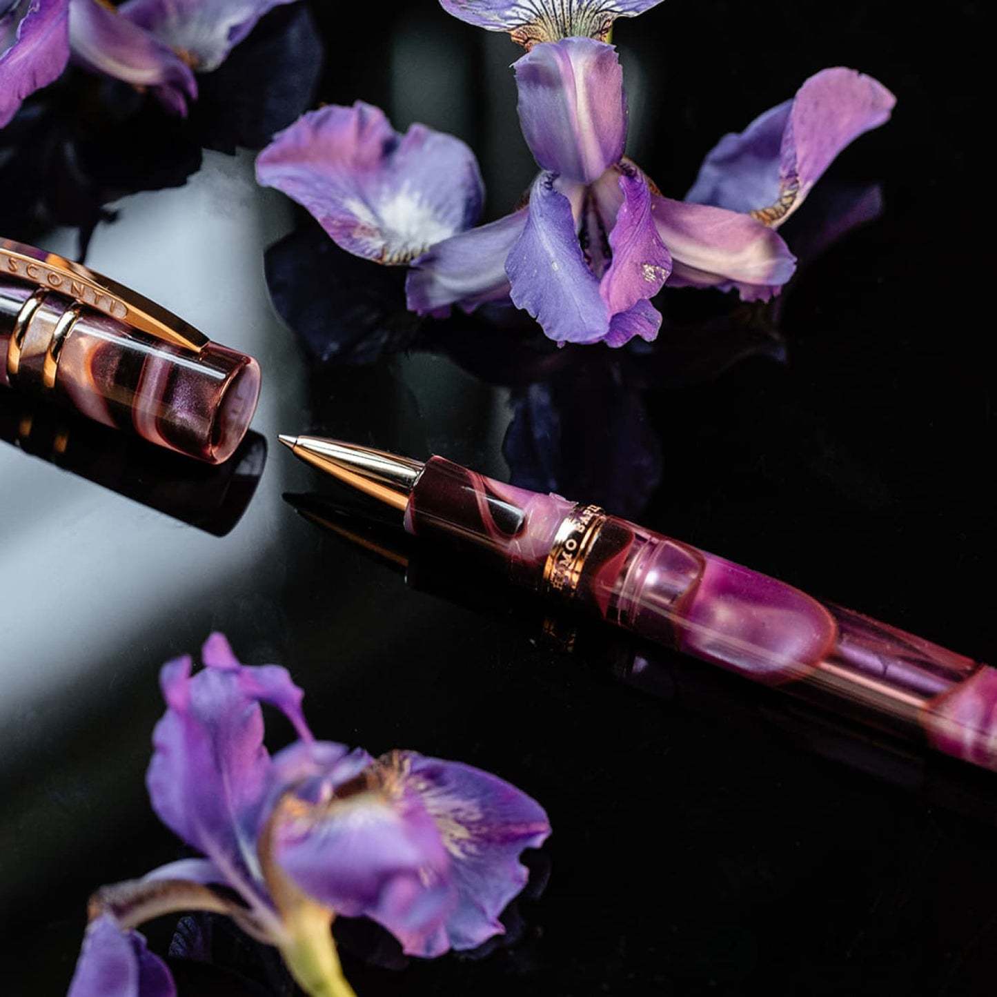Visconti Homo Sapiens Rollerball Pen in Iris Garden Rollerball Pen