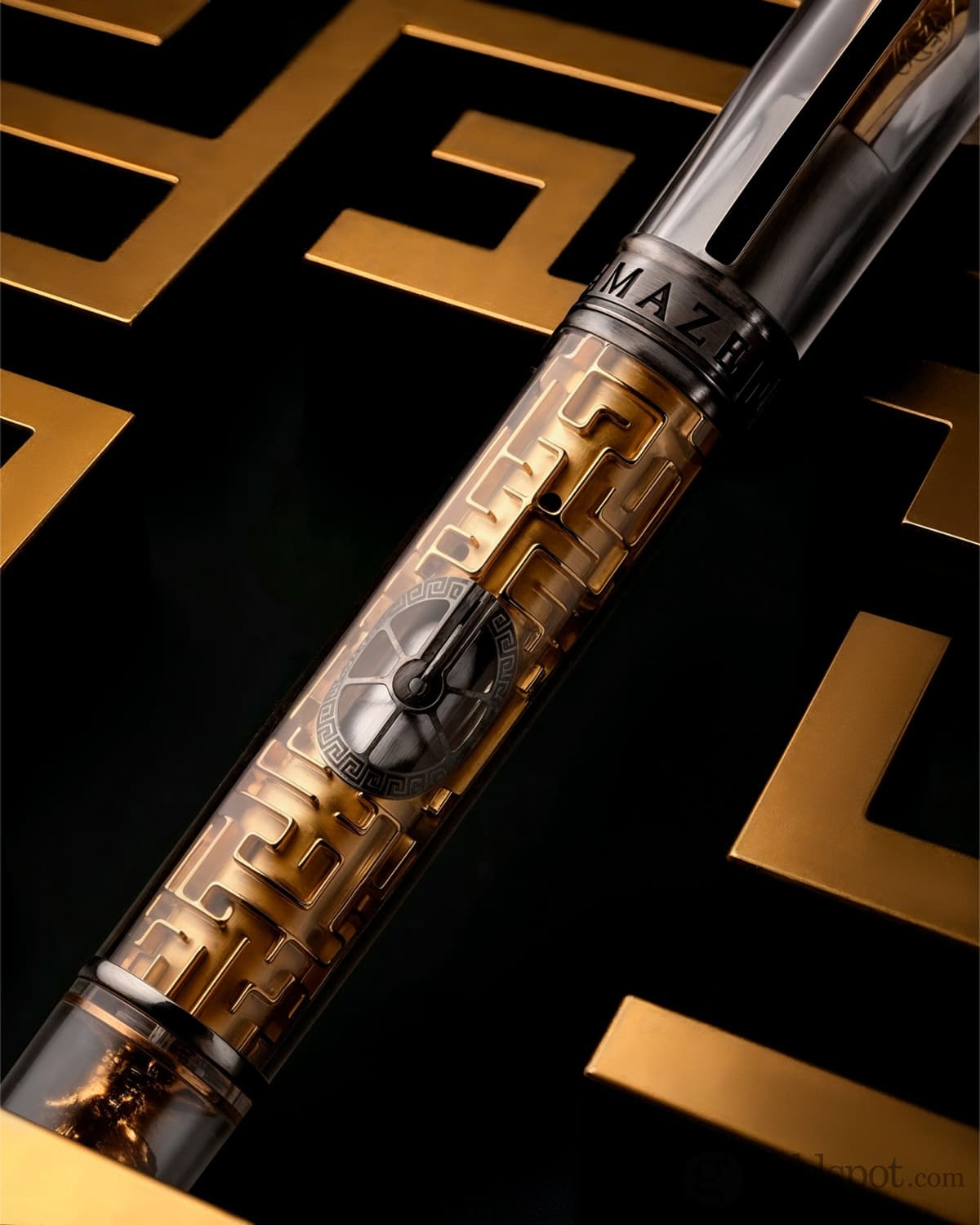 Visconti Limited Edition Fountain Pen in Maze - 18K Gold