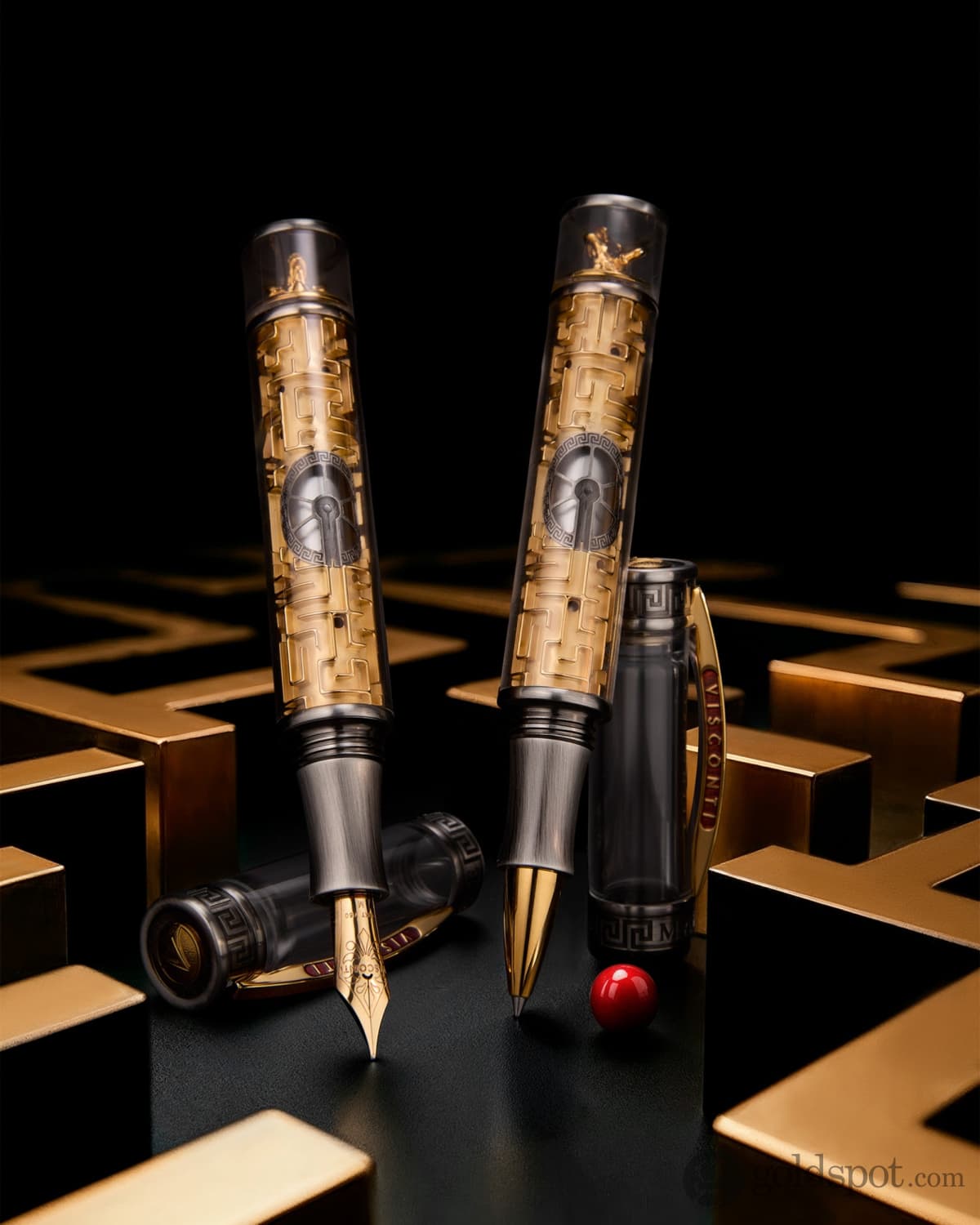 Visconti Limited Edition Fountain Pen in Maze - 18K Gold Fountain Pens