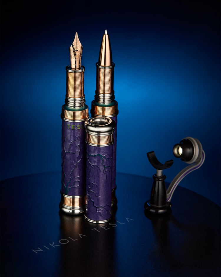 Visconti Limited Edition Fountain Pen in Nikola Tesla - 18K Gold Fountain Pens