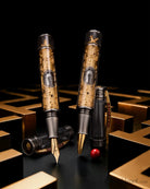 Visconti Limited Edition Rollerball Pen in Maze - 18K Gold Rollerball Pens