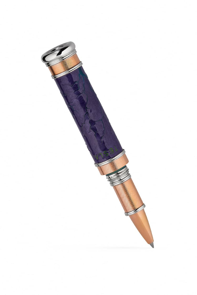 Visconti Limited Edition Rollerball Pen in Nikola Tesla - 18K Gold Rollerball Pens