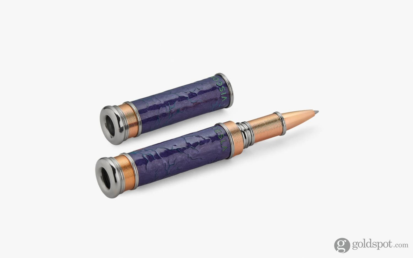 Visconti Limited Edition Rollerball Pen in Nikola Tesla - 18K Gold Rollerball Pens