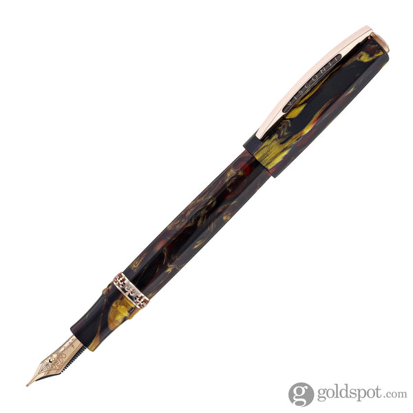 Visconti Medici Palazzo Fountain Pen in Pitti with Rose Gold Trim Fountain Pen