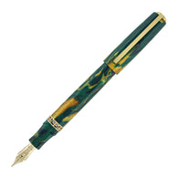 Visconti Medici Palazzo Fountain Pen in Riccardi with Yellow Gold Trim