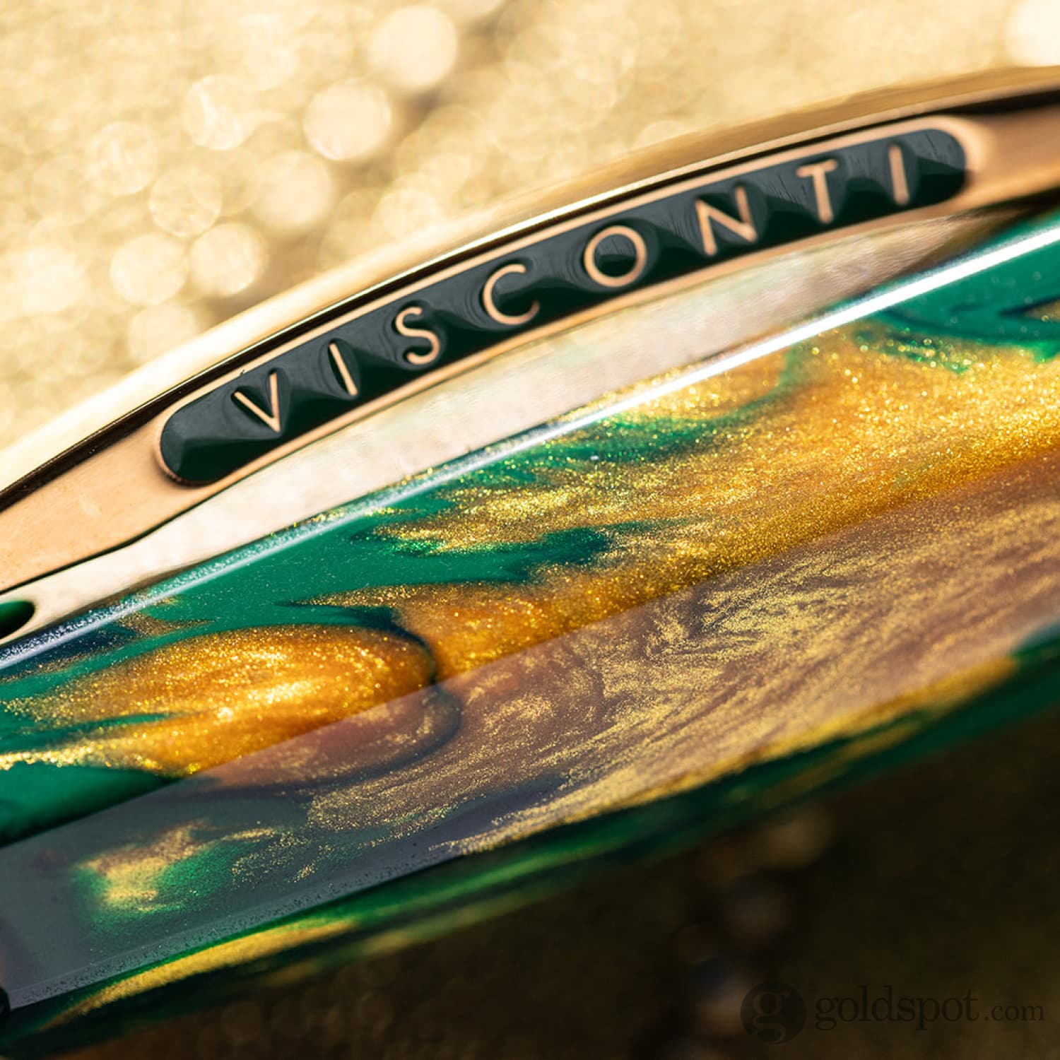 Visconti Medici Palazzo Fountain Pen in Riccardi with Yellow Gold