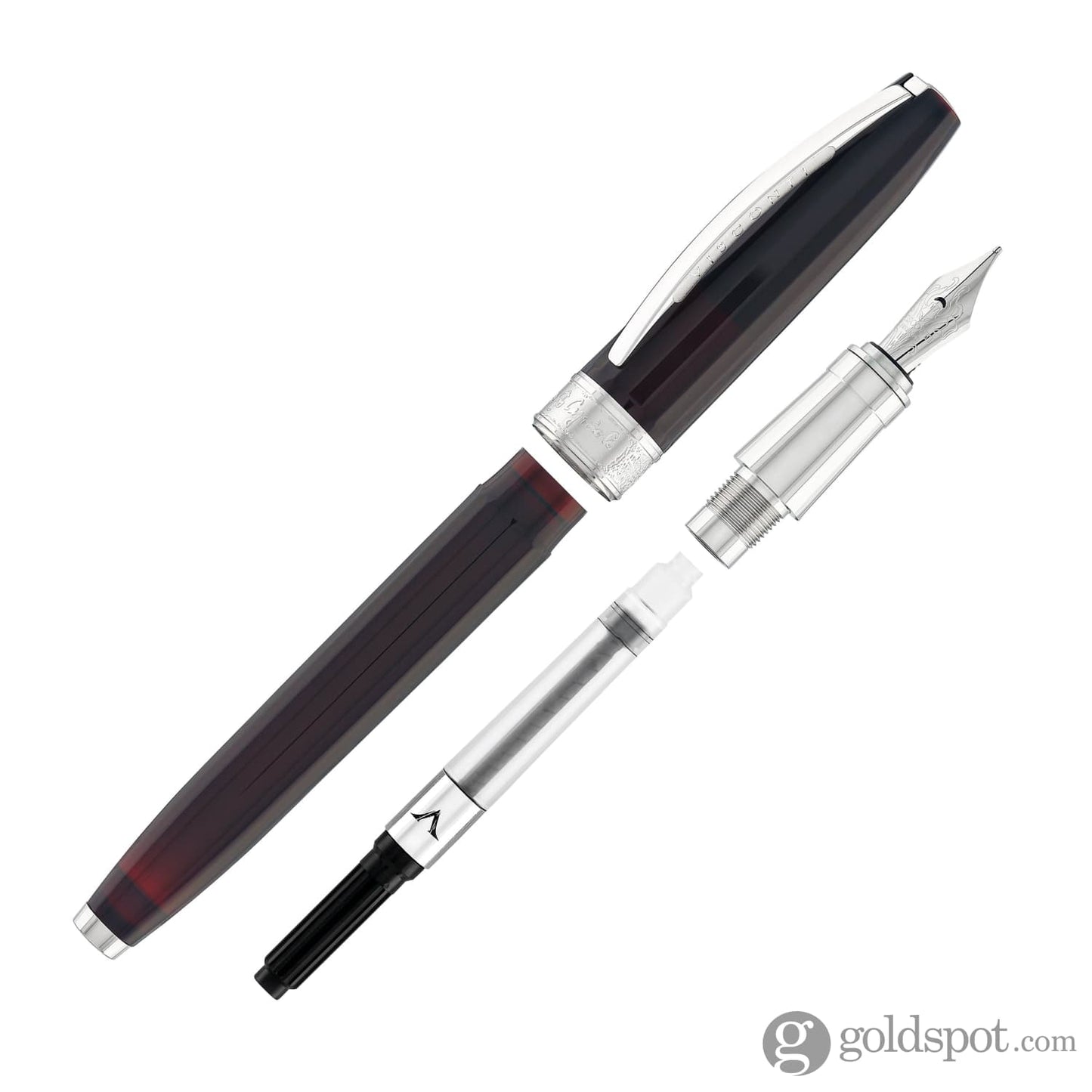Visconti Michelangelo Fountain Pen in Red Fountain Pen