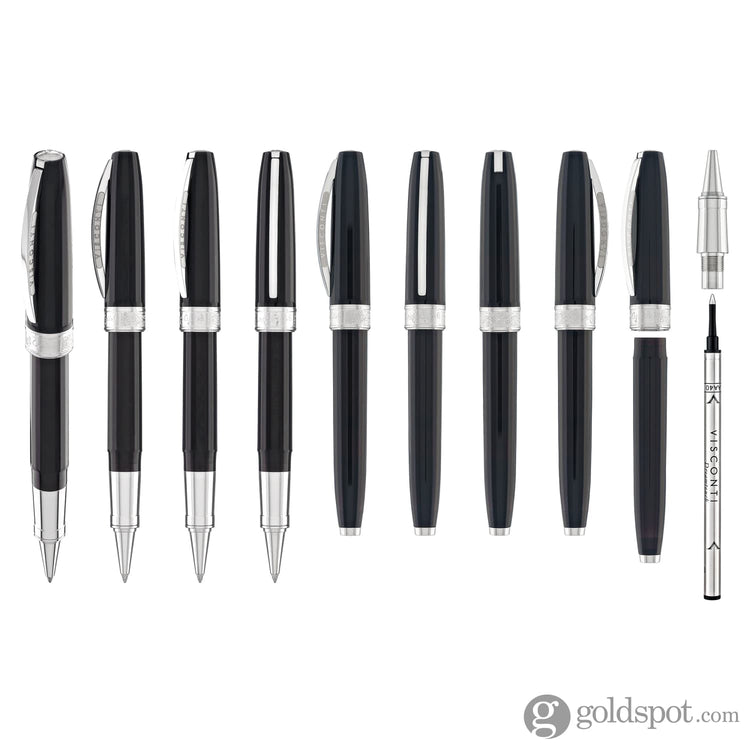Visconti Michelangelo Rollerball Pen in Black Rollerball Pen