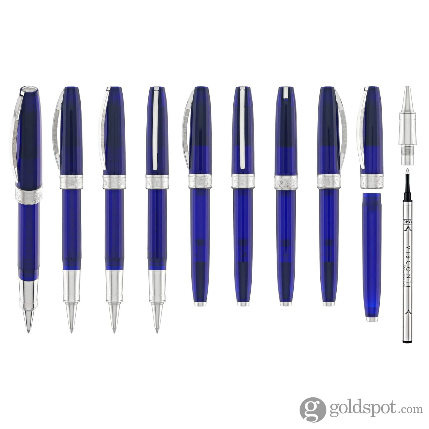 Visconti Michelangelo Rollerball Pen in Blue Rollerball Pen