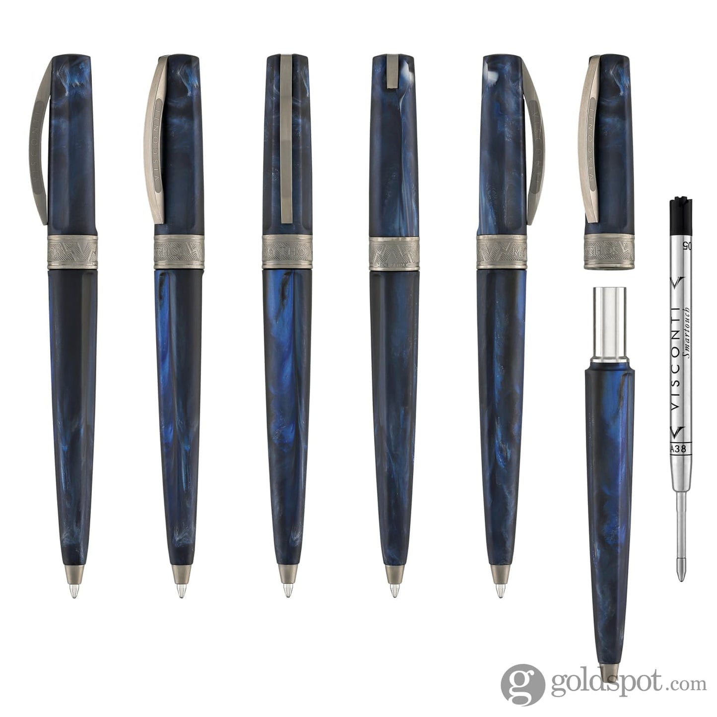 Visconti Mirage Mythos Ballpoint Pen in Poseidon Pens