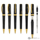 Visconti Opera Gold Ballpoint Pen in Black Ballpoint Pens